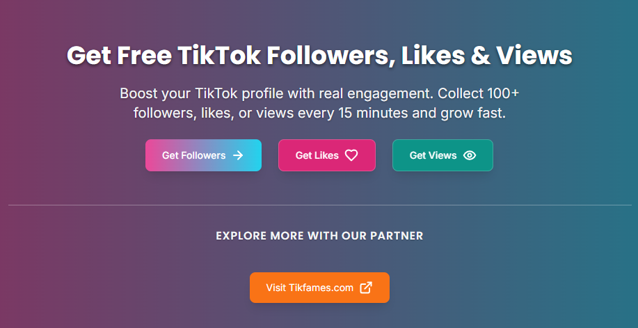 TikFollowers website