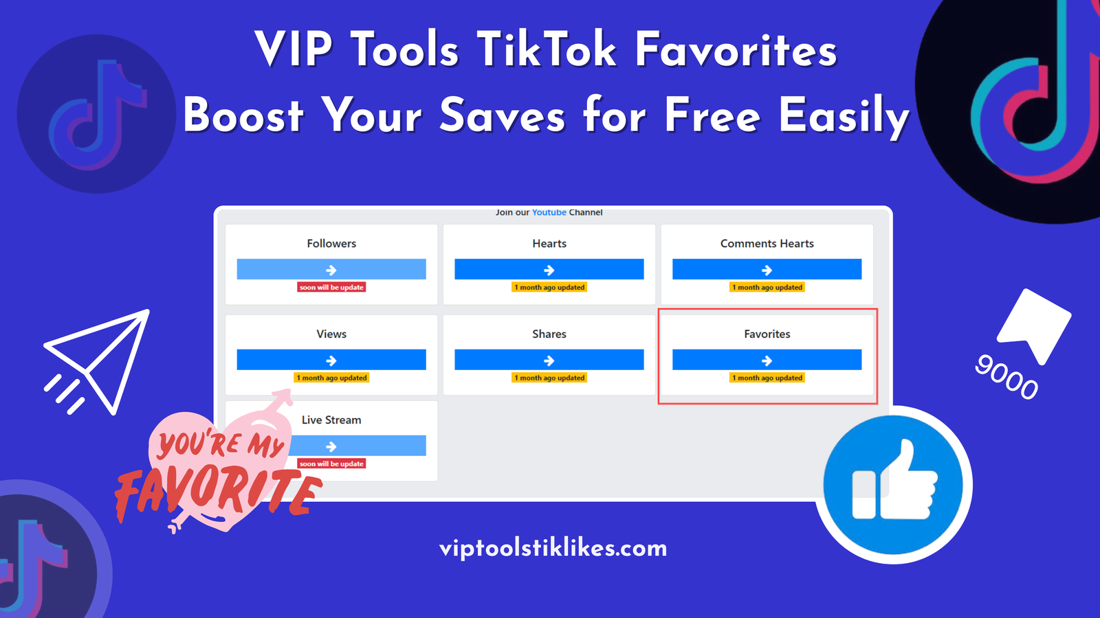 VIP Tools TikTok Favorites