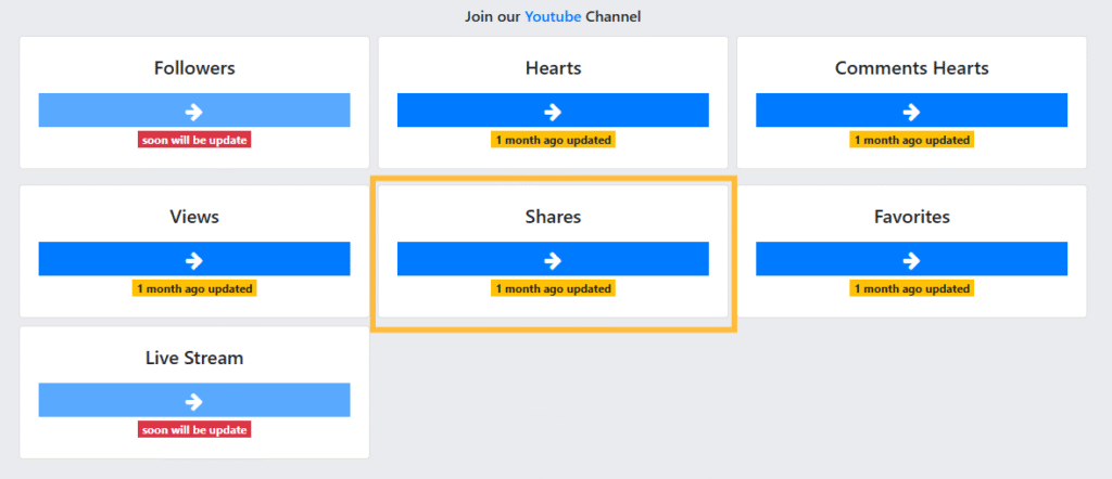VIP Tools TikTok Shares