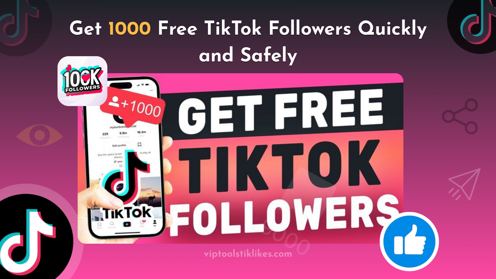 1000 Free TikTok Followers