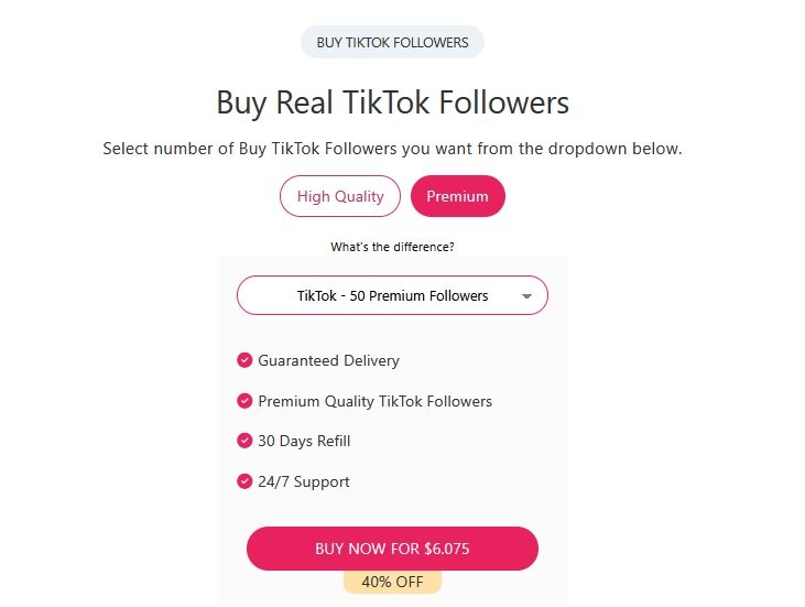 Premium TikTok Followers