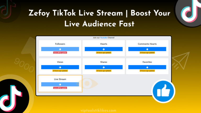 Zefoy TikTok Live Stream